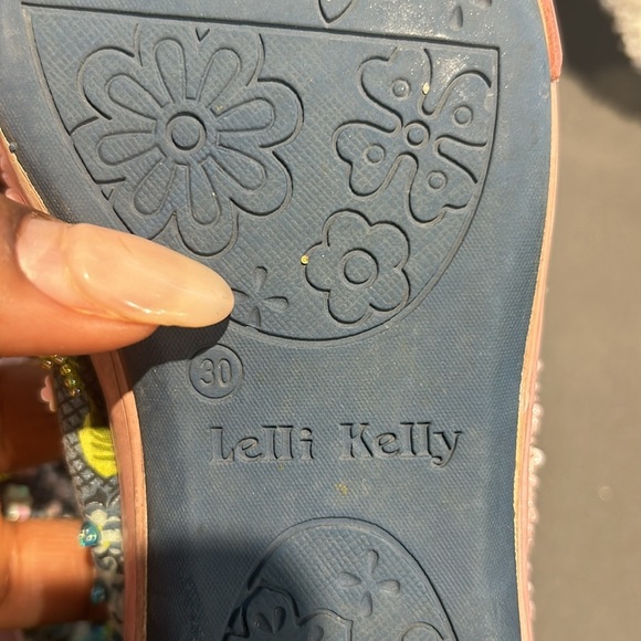 Lelli Kelly Kids Girl's Bella Dolly Flats Shoes - Toddler Size 24 - Picture 8 of 8